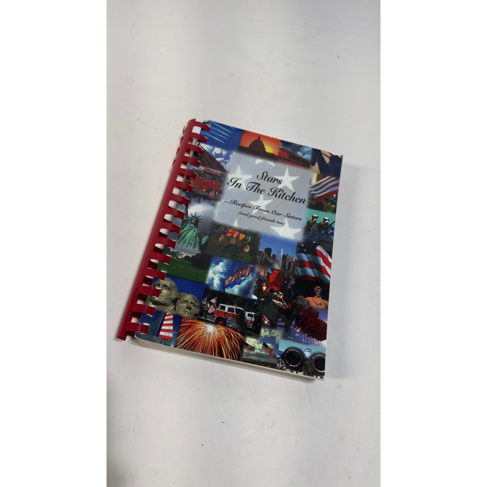 VINTAGE Stars In The Kitchen NEPA Fundraiser Cookbook Eastern Star Writing In
